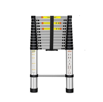 11.5FT t Aluminum Telescopic Extension Extendable Ladder