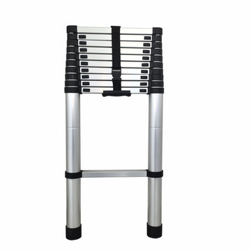Escalera telescópica de aluminio de diseño moderno de 11 escalones con características plegables