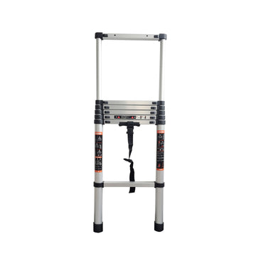 Escalera para exteriores plegable de aluminio telescópica de diseño Industrial moderno Buena característica de servicio Aleación de aluminio doméstica plegable de paso