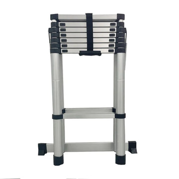 Escalera de extensión de doble cara de aluminio de 3,1 M de estilo Industrial, suministro del fabricante para uso doméstico, escalera de estructura combinada