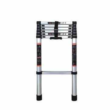8.5FT Aluminum Telescoping Ladder with Stable Hook