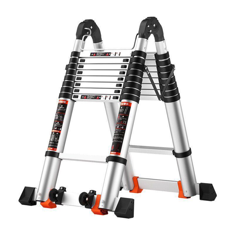 12.5FT A Frame Heavy DutyAluminum Extension Ladder