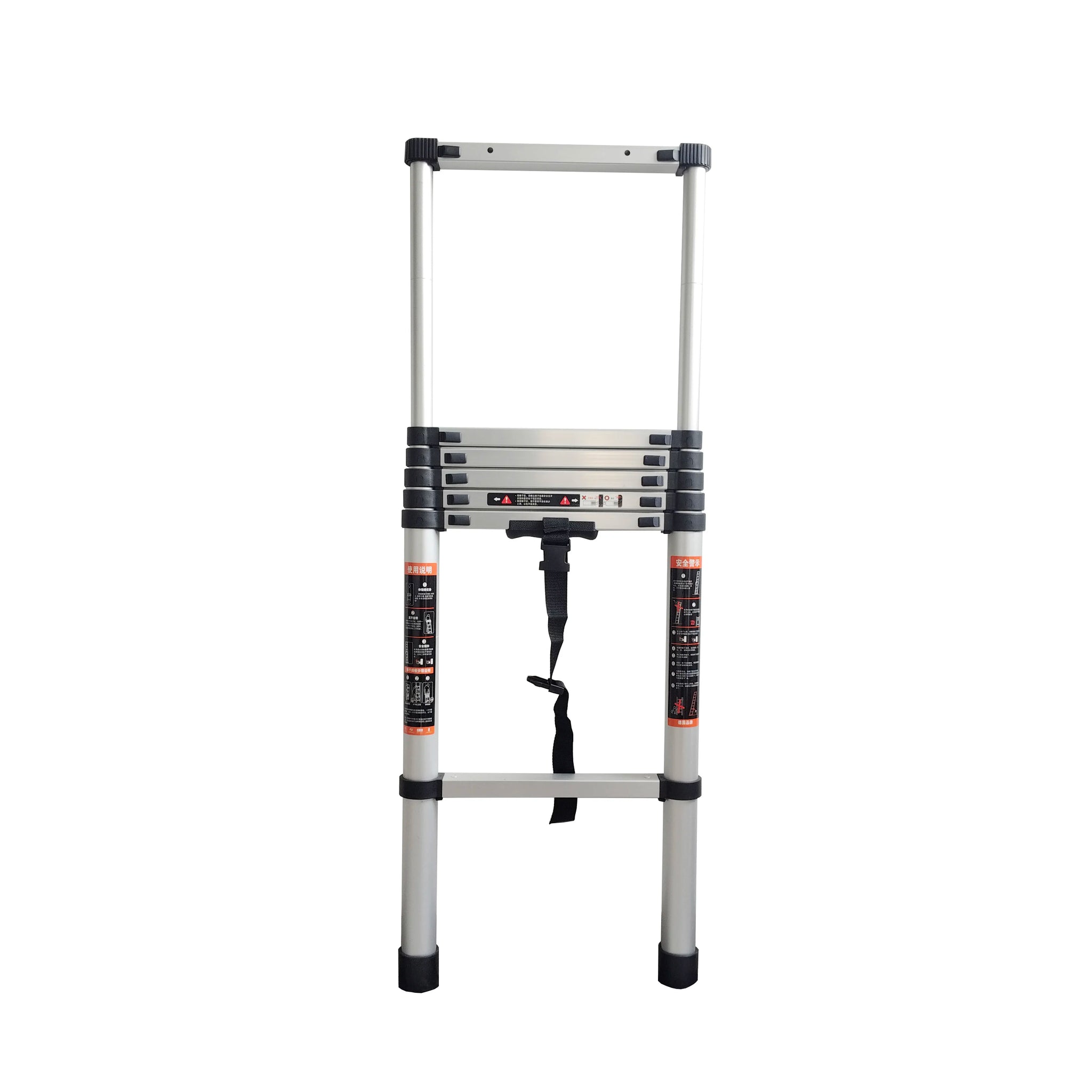 Escalera para exteriores plegable de aluminio telescópica de diseño Industrial moderno Buena característica de servicio Aleación de aluminio doméstica plegable de paso