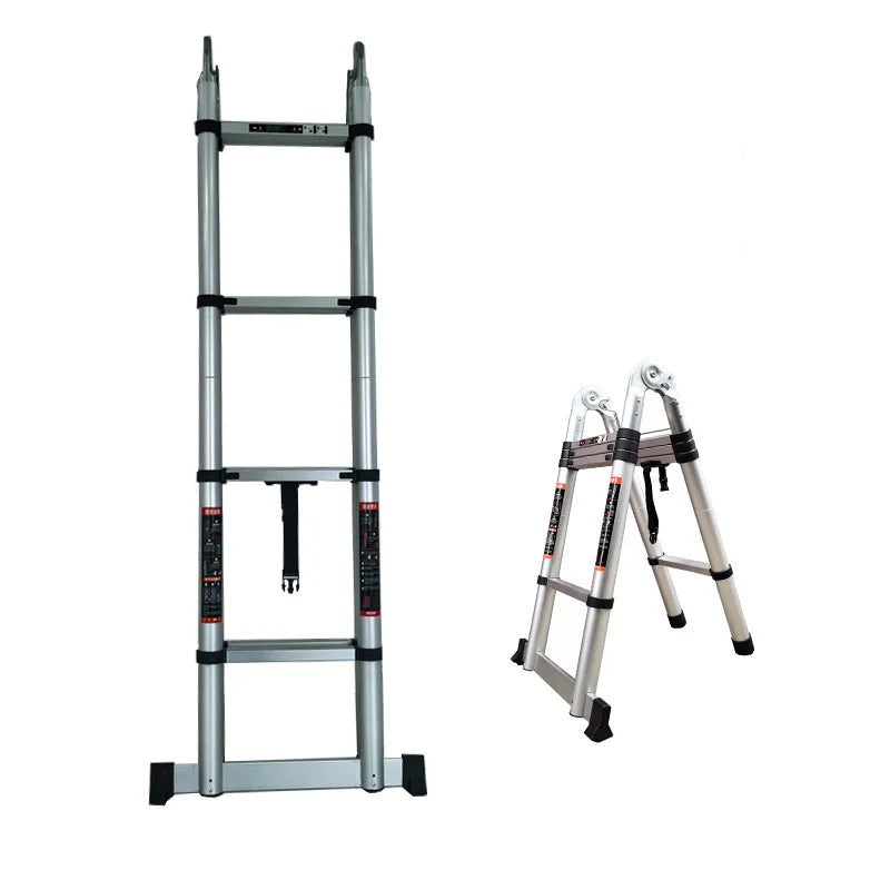 Escalera de extensión telescópica de aluminio de 4,1 M Diseño moderno Estructura combinada Precio barato Escalera conjunta
