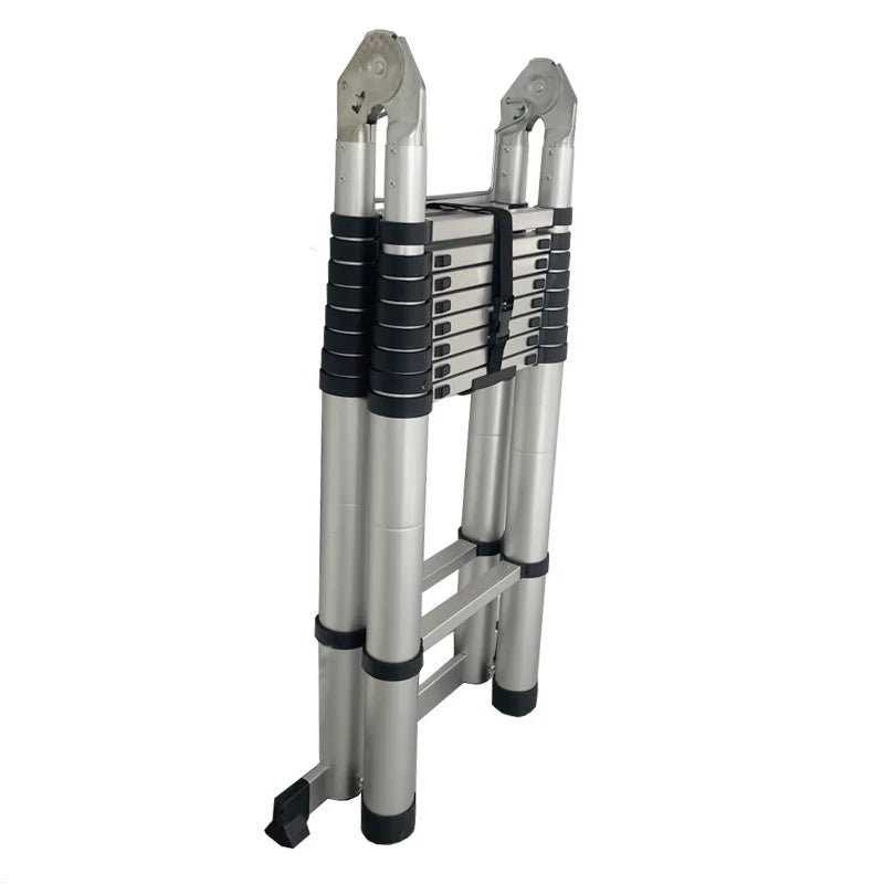 Escalera de extensión telescópica de aluminio de 3,7 m Diseño moderno Estructura combinada Precio barato Escalera conjunta